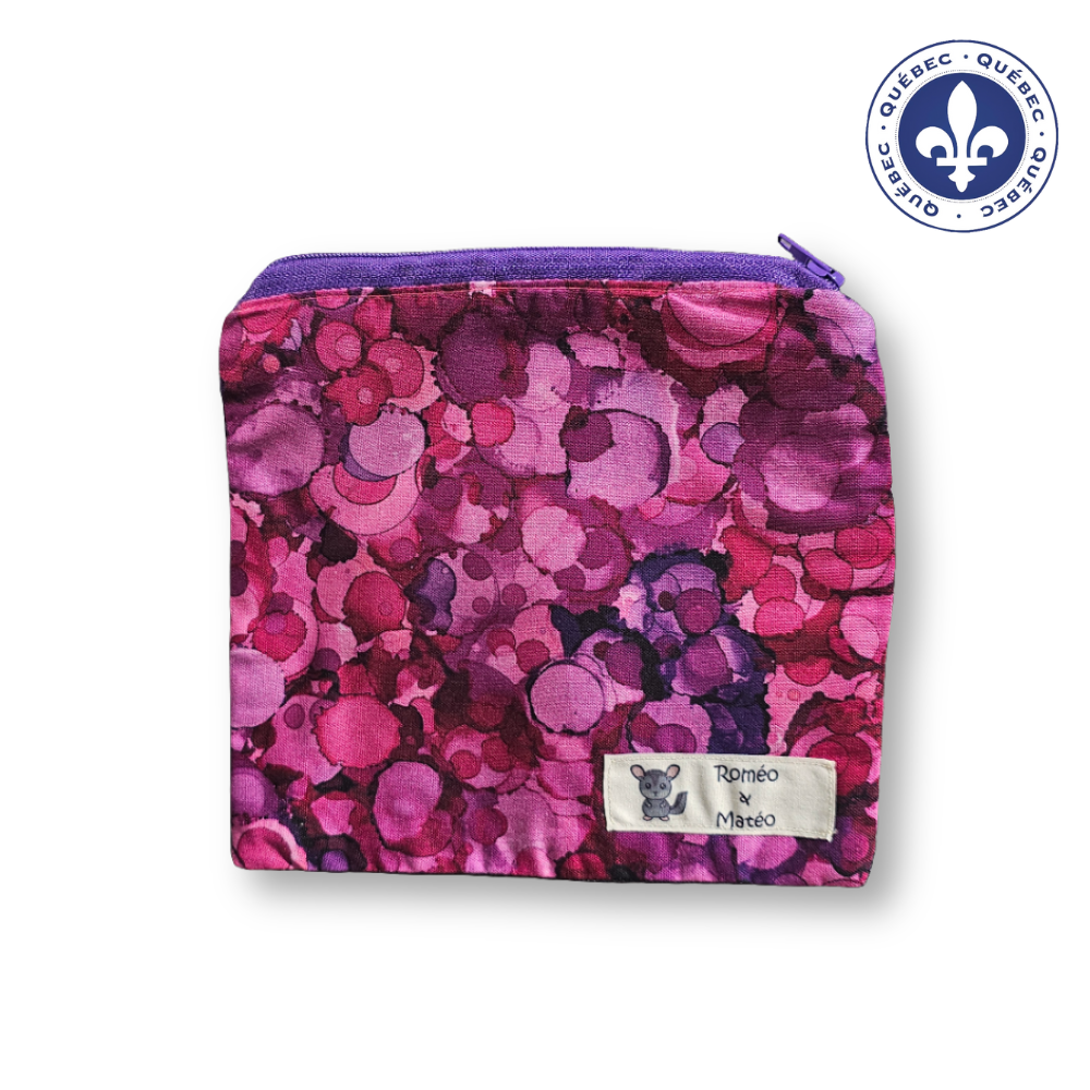 Sac à sandwich et collations en coton Québec