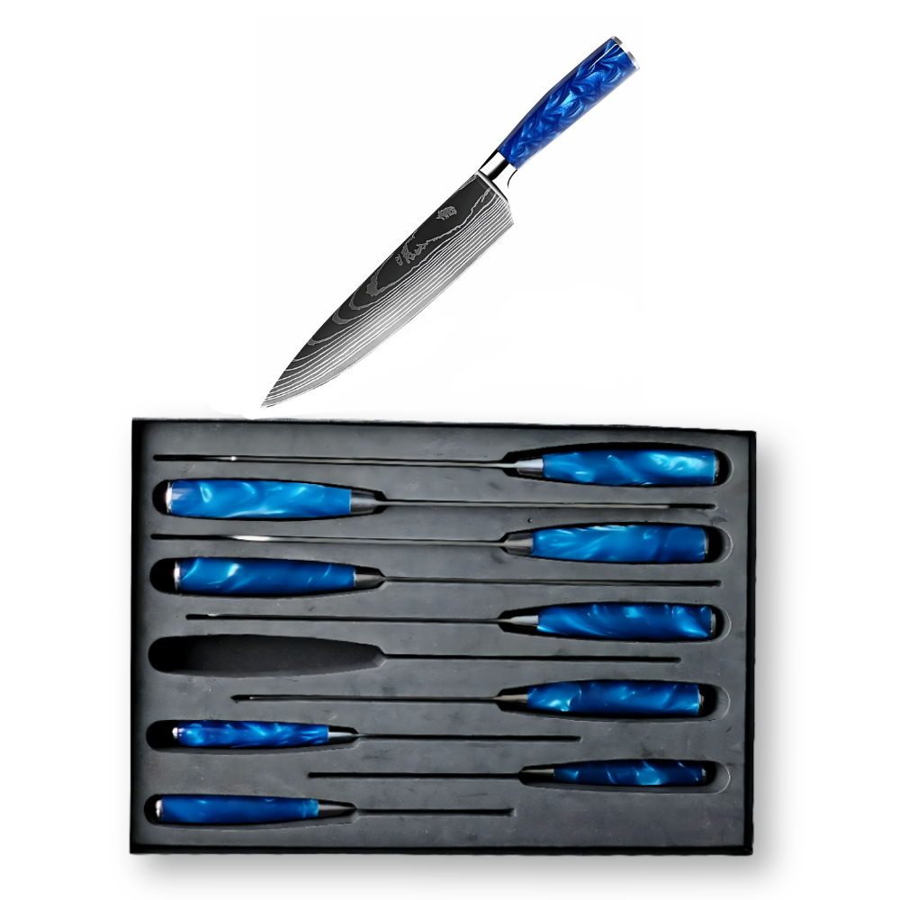 Ensemble de couteaux en acier inoxydable,10 pièces