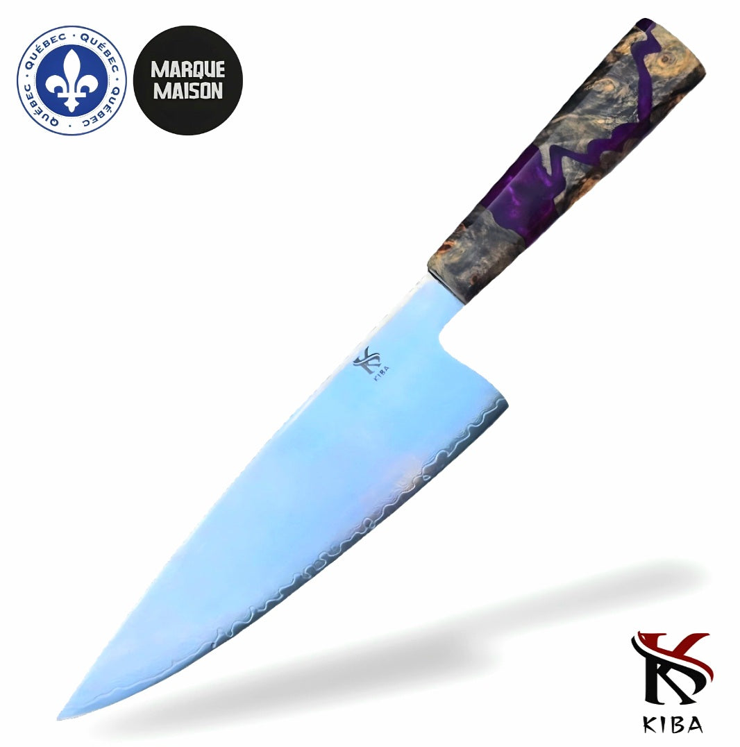 Purple fusion - chief's Knife 8" (kiba)