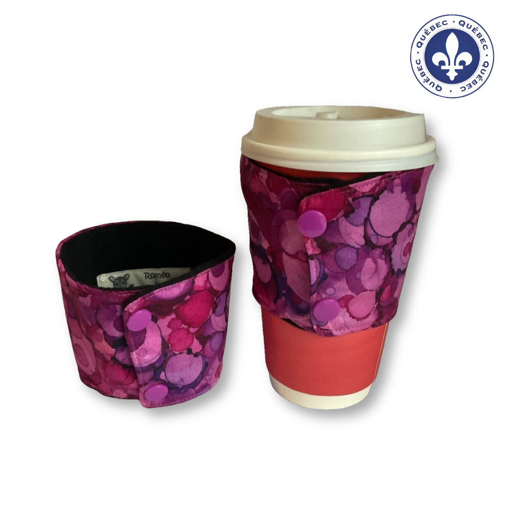 Manchon pour breuvage chaud réutilisables