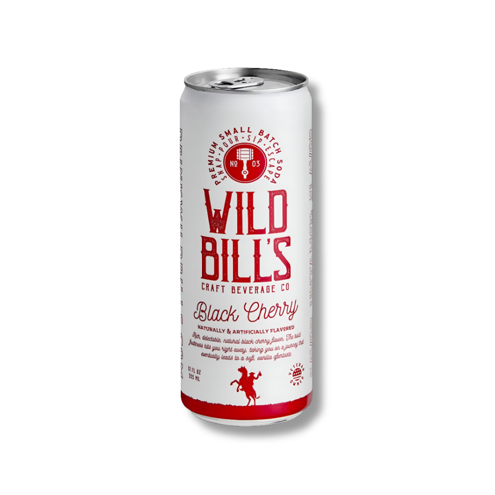 Soda Wild Bill's - cerise noire 355 ml