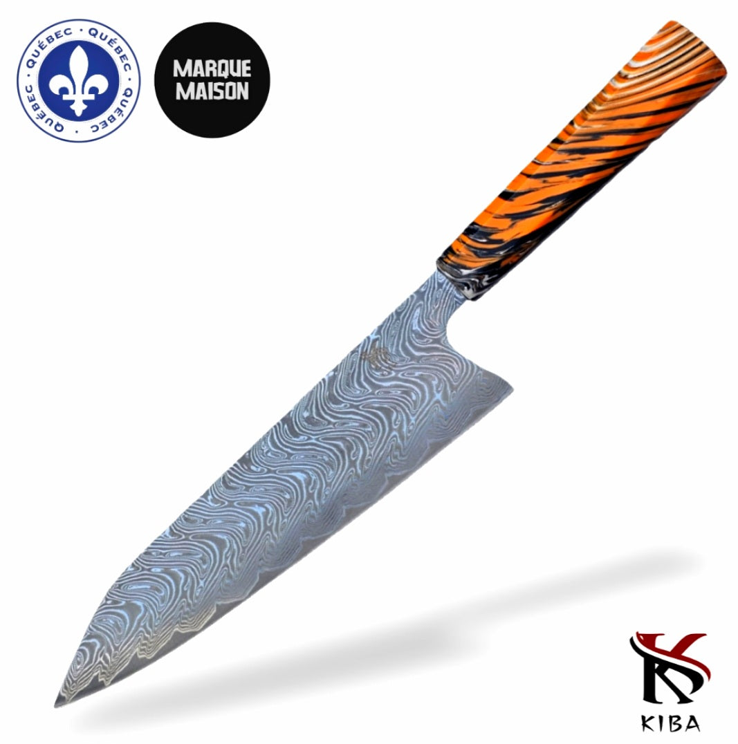 Tiger Claw - chef's Knife 8" (kiba)