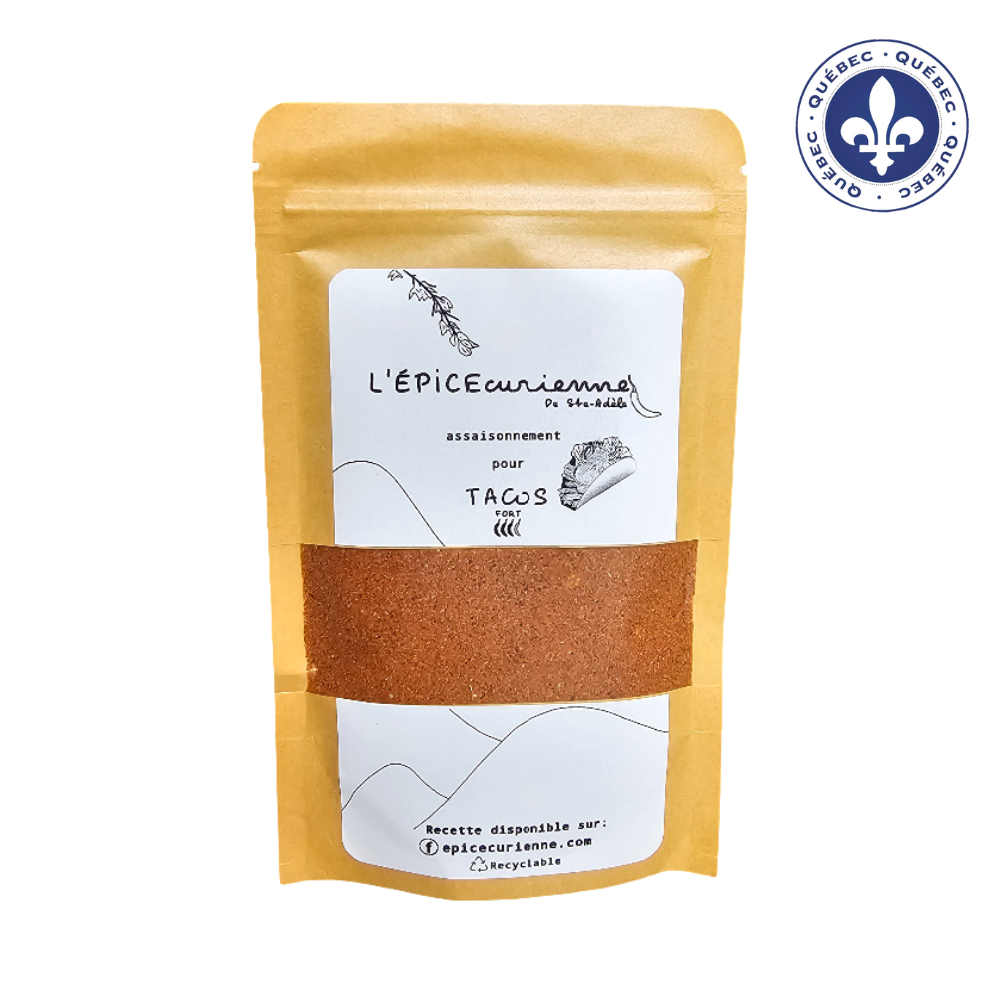 Épices à tacos fort 100 % Québec