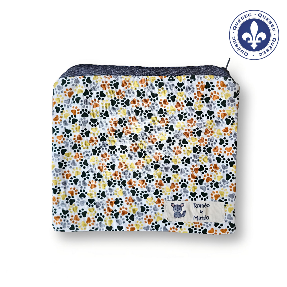 Sac à sandwich et collations en coton Qc