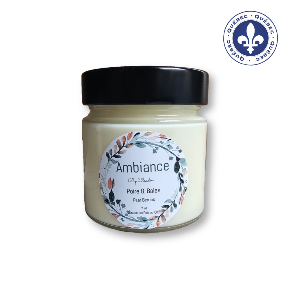 Soy Wax Candle - Pear & Berries