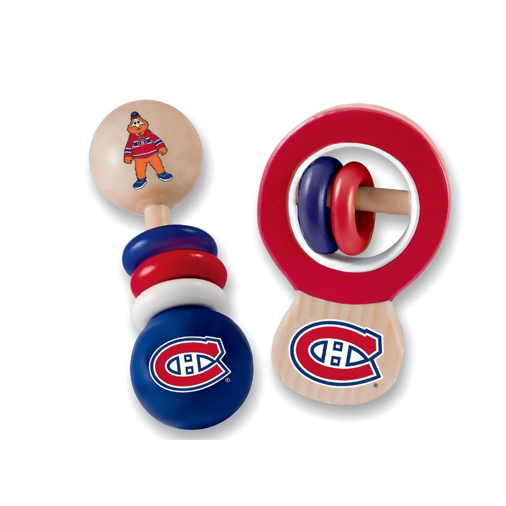 Paquet de 2 hochets pour bébés - Canadiens de Montréal