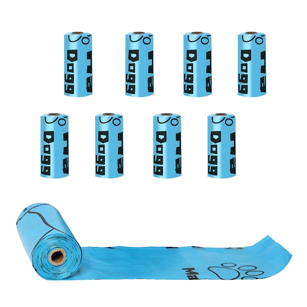 Dog Poop Bags, 8 Rolls - 120 Bags