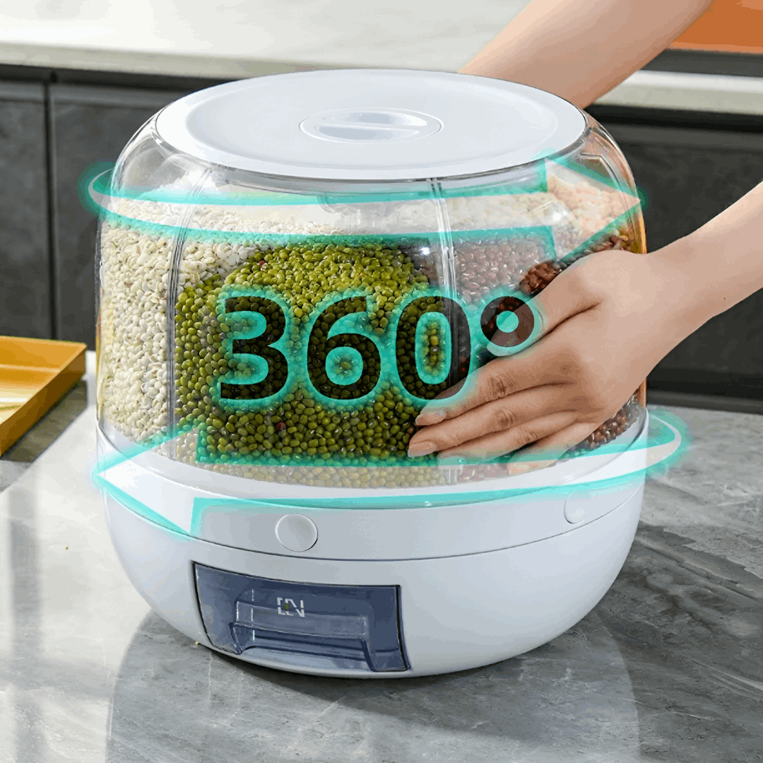 rice dispenser 360 blanc - distributeur de riz 360 blanc - vlf shop