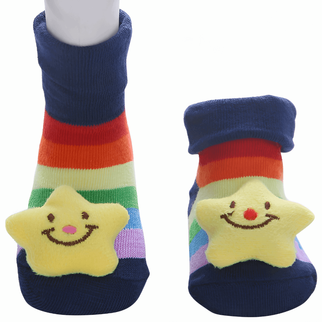 2 stars baby socks - 2 bas pour enfant étoile