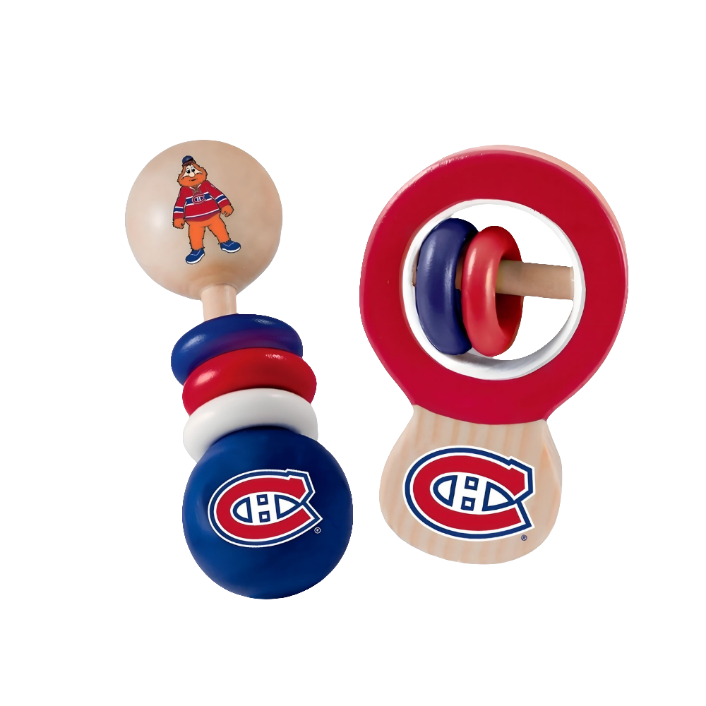 2 Pack Baby Rattles - Montreal Canadiens