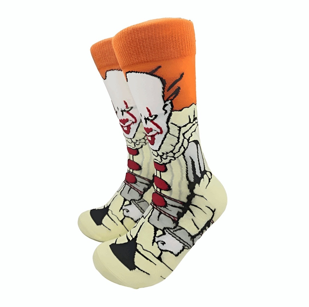 bas du personnage pennywise - pennywise socks for adult