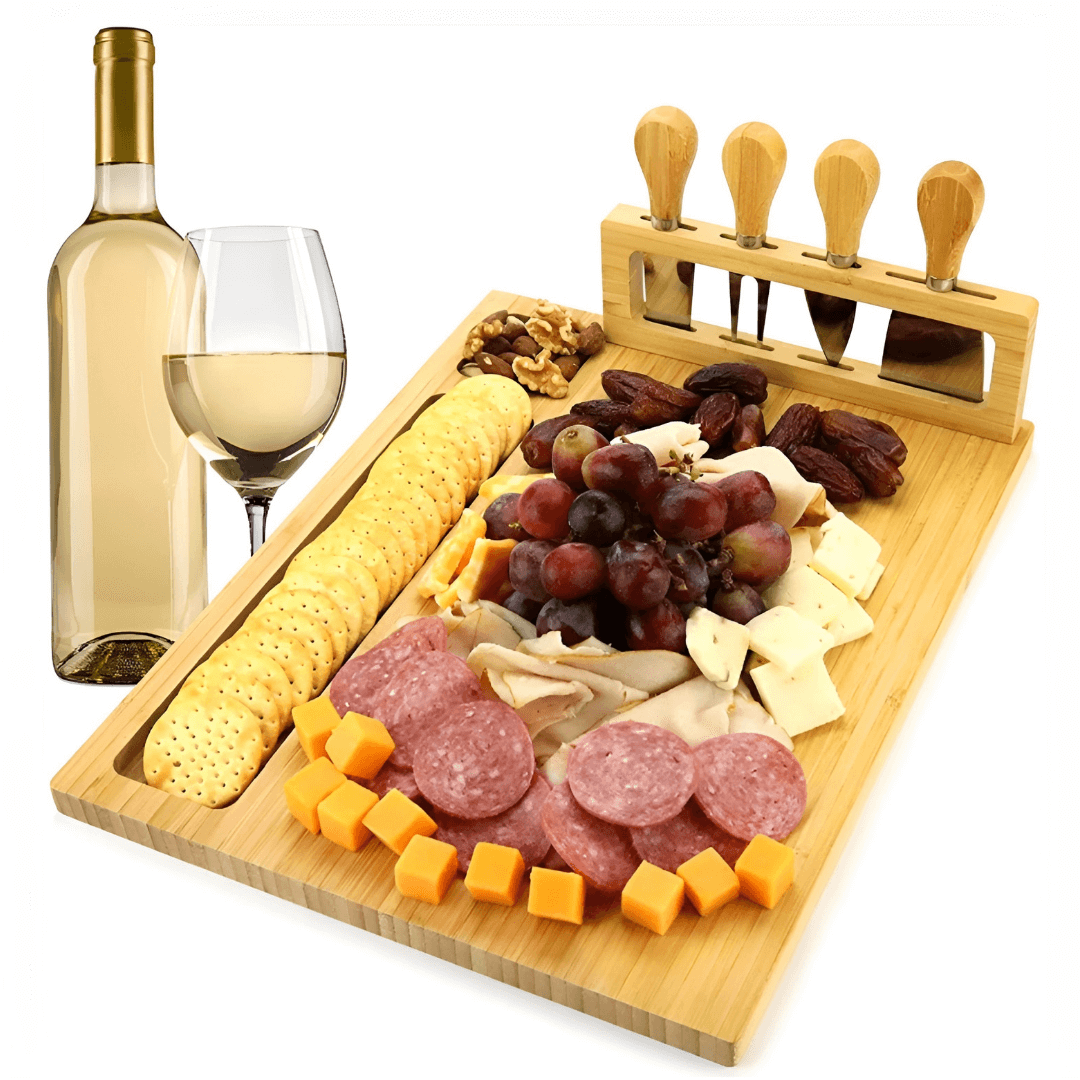 bamboo cheese board - plateau de fromage