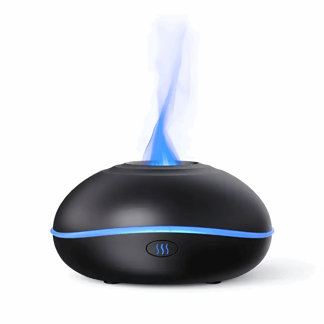 black essential oil diffuser - diffuseur d'huiles essentiel noir