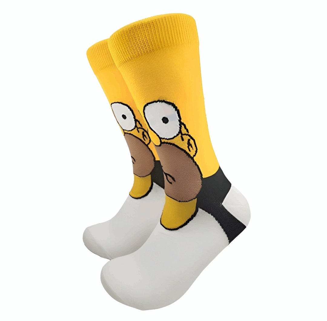 bas pour adulte homer simpsons - socks of homer simpsons