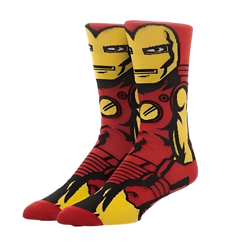 bas du héro Ironman pour adulte - ironman socks