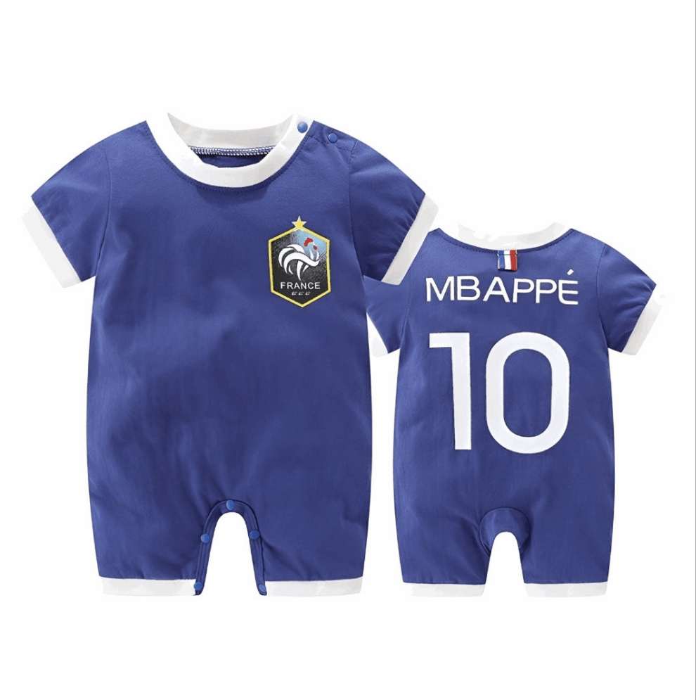 baby sport jersey of Kilian Mbappé - chandail pour bébé de sport