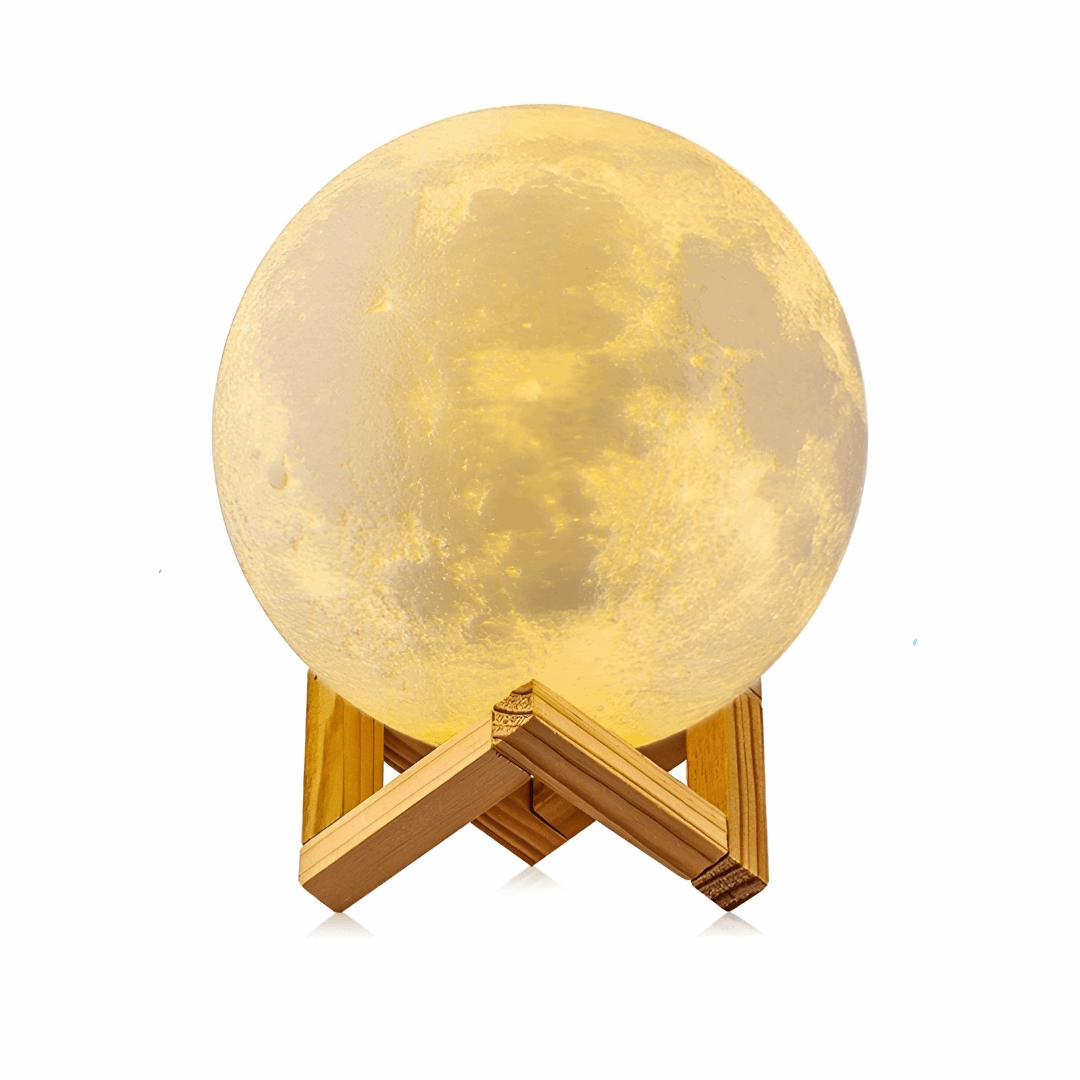 night lamp moon shape - lampe de nuit en forme de lune