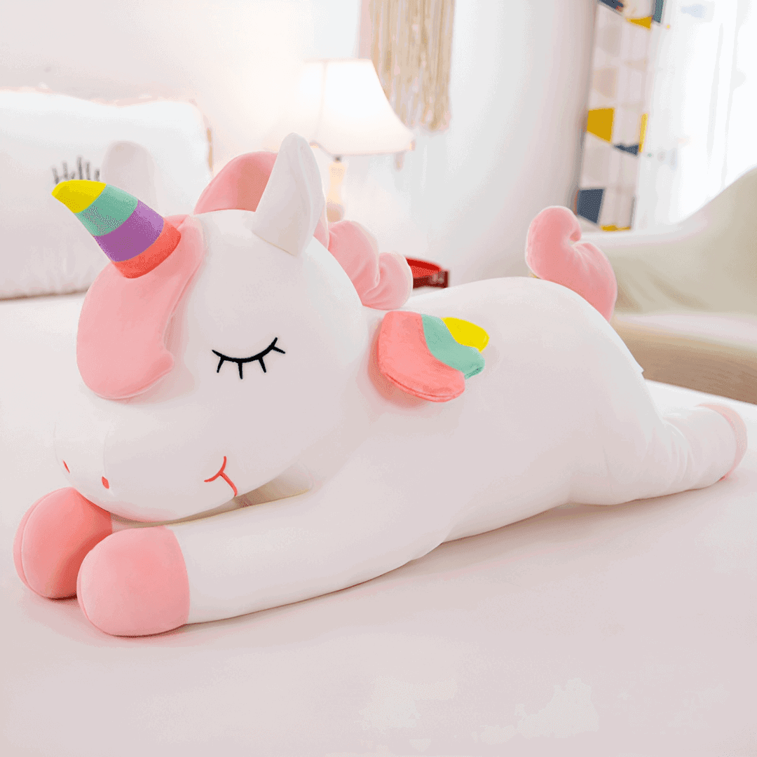 peluche de licorne rose pâle - pink licorn toys for girl