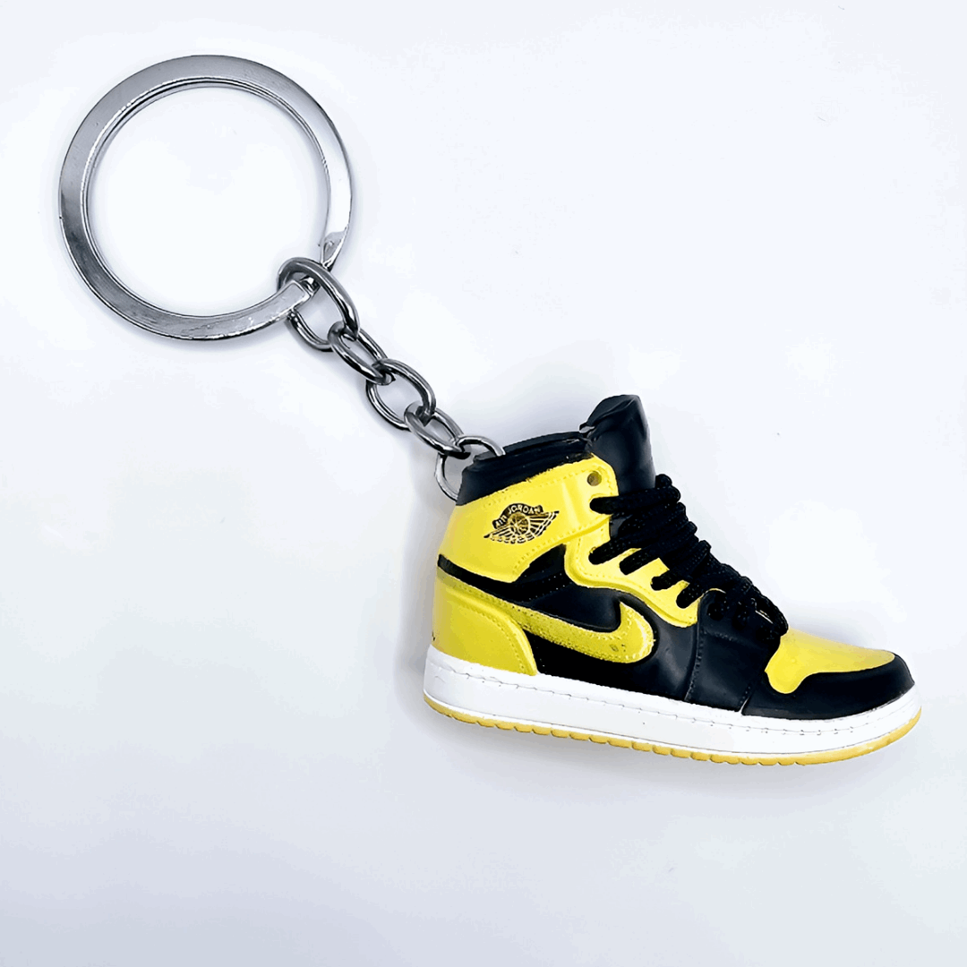 key ring sneaker yellow - porte clé nike jaune