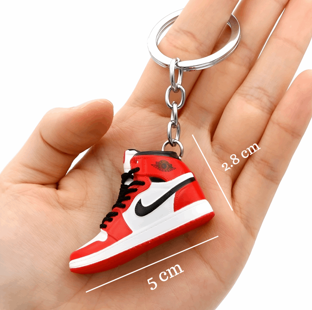 key ring sneakers multicolore - porte clé nike rouge