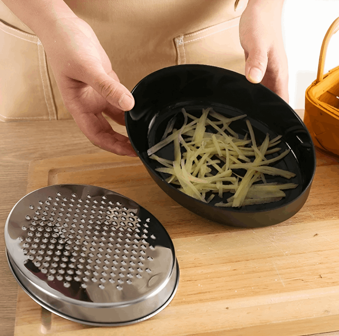 black cheese grater with cover - râpe à fromage noir