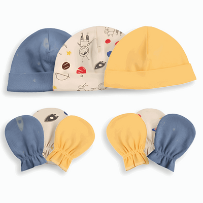 3 mitten and hats