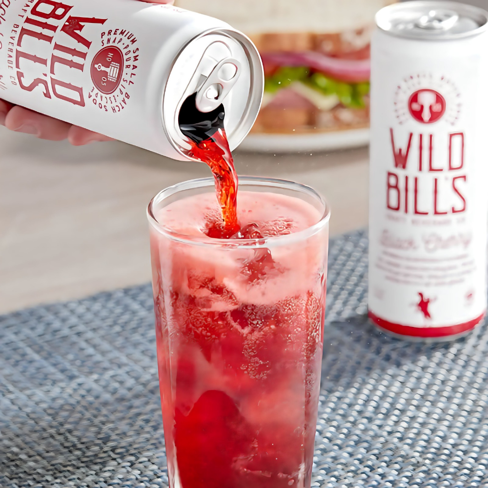 Wild Bill's Soda - black cherry 355 ml