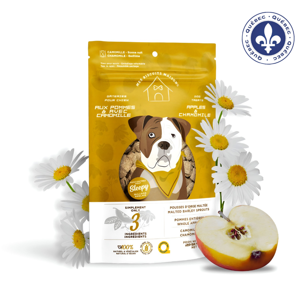 Gâteries pour chien - Pommes  camomille