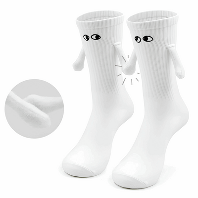 white magnetic socks