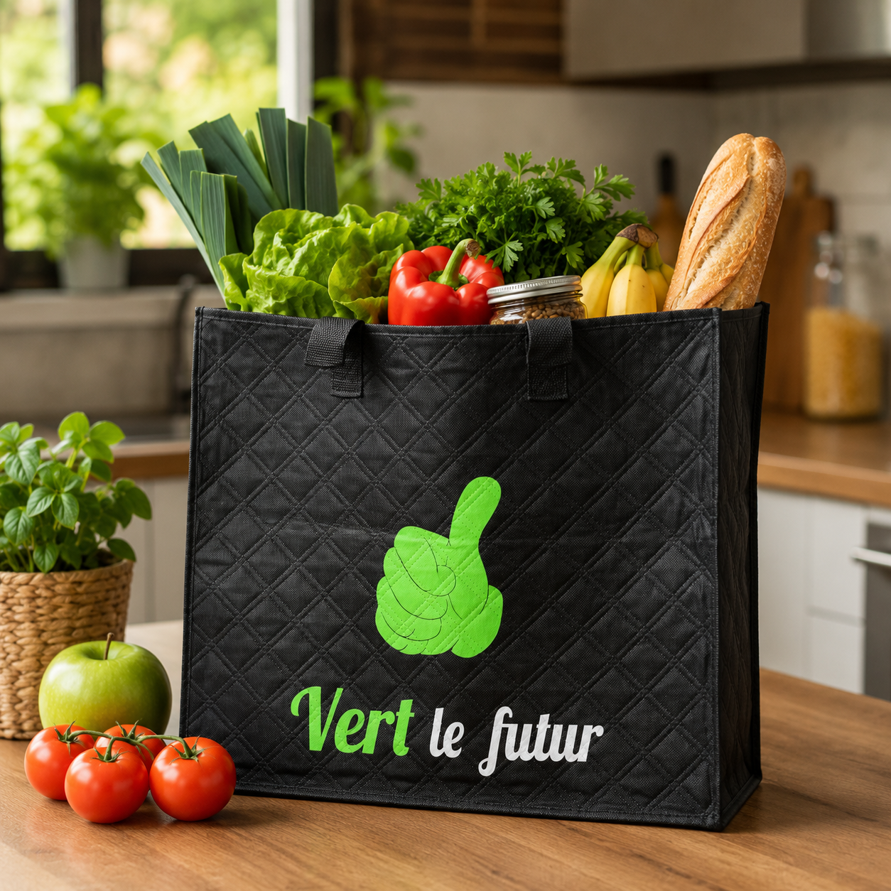 Large utility bag with zipper