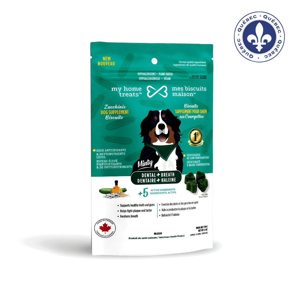 Hypoallergenic Zucchini Dog Supplement - Dental + Breath 170g