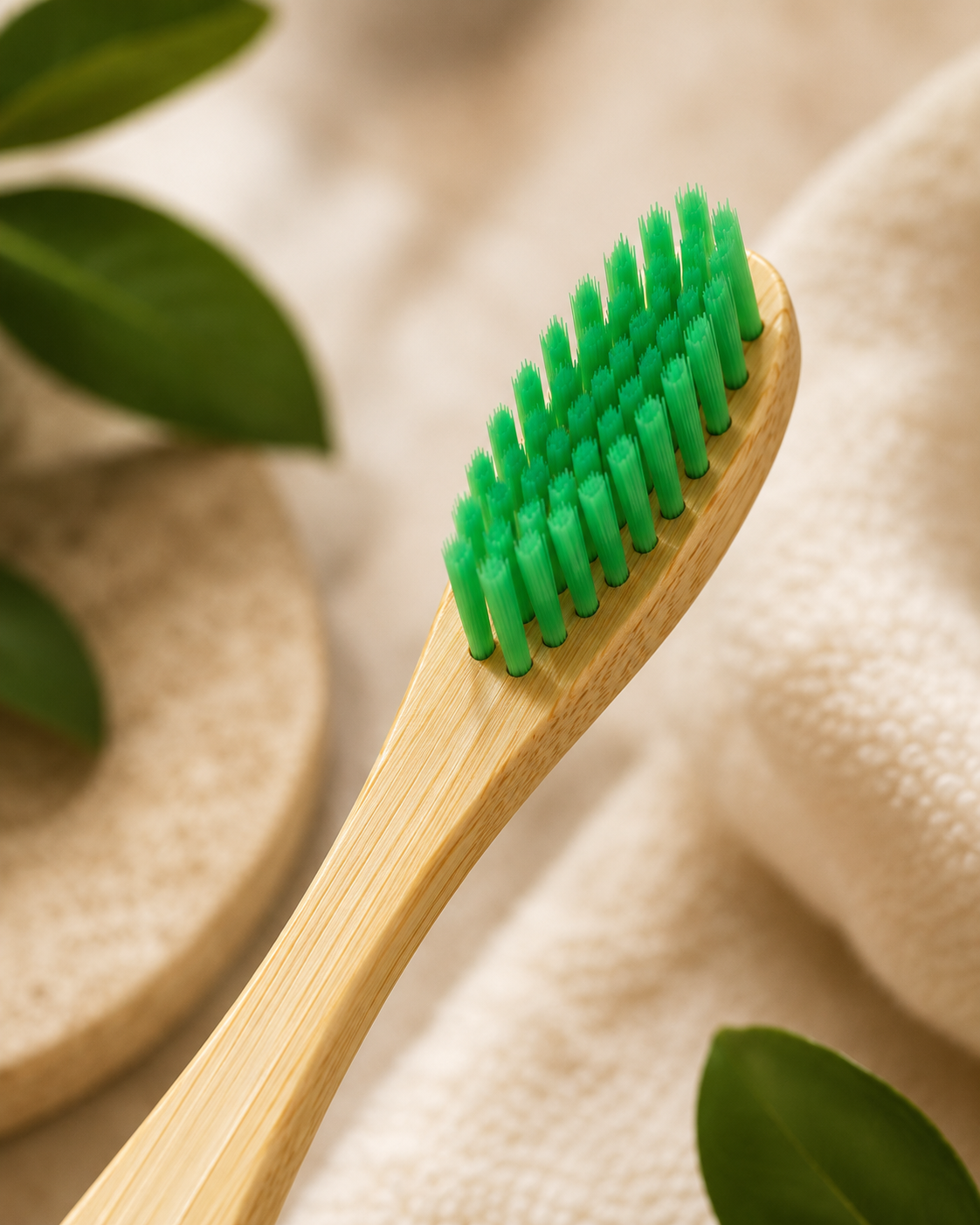 Bamboo toothbrush, soft mesh (1 unit)