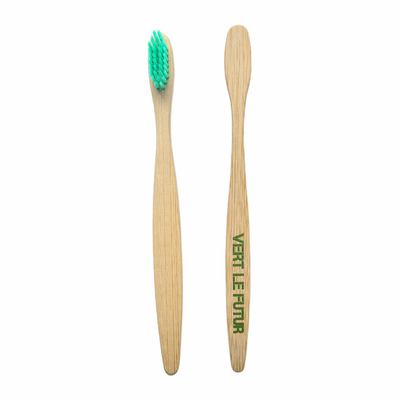 Brosse à dents en bambou à mailles souples, 1 pièce - Vlf shop
