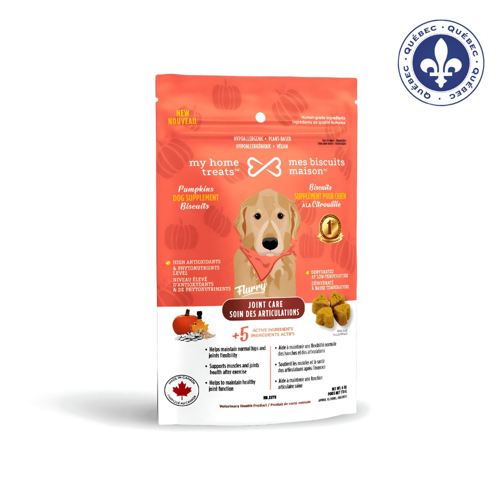 Supplément hypoallergénique pour chien à la citrouille - Soin des articulations 170g