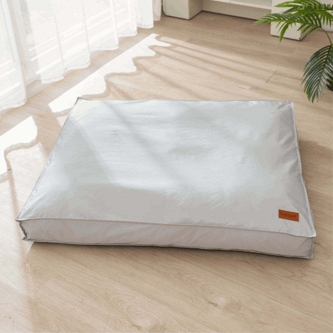 lit pour chien orthopédique gris - dog bed grey