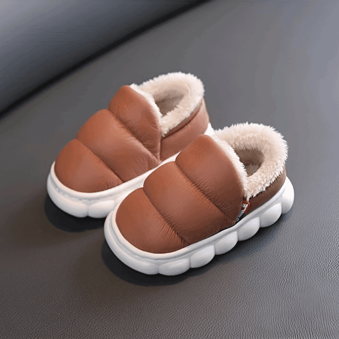 sandales pour enfant brun -brown loafers for kids