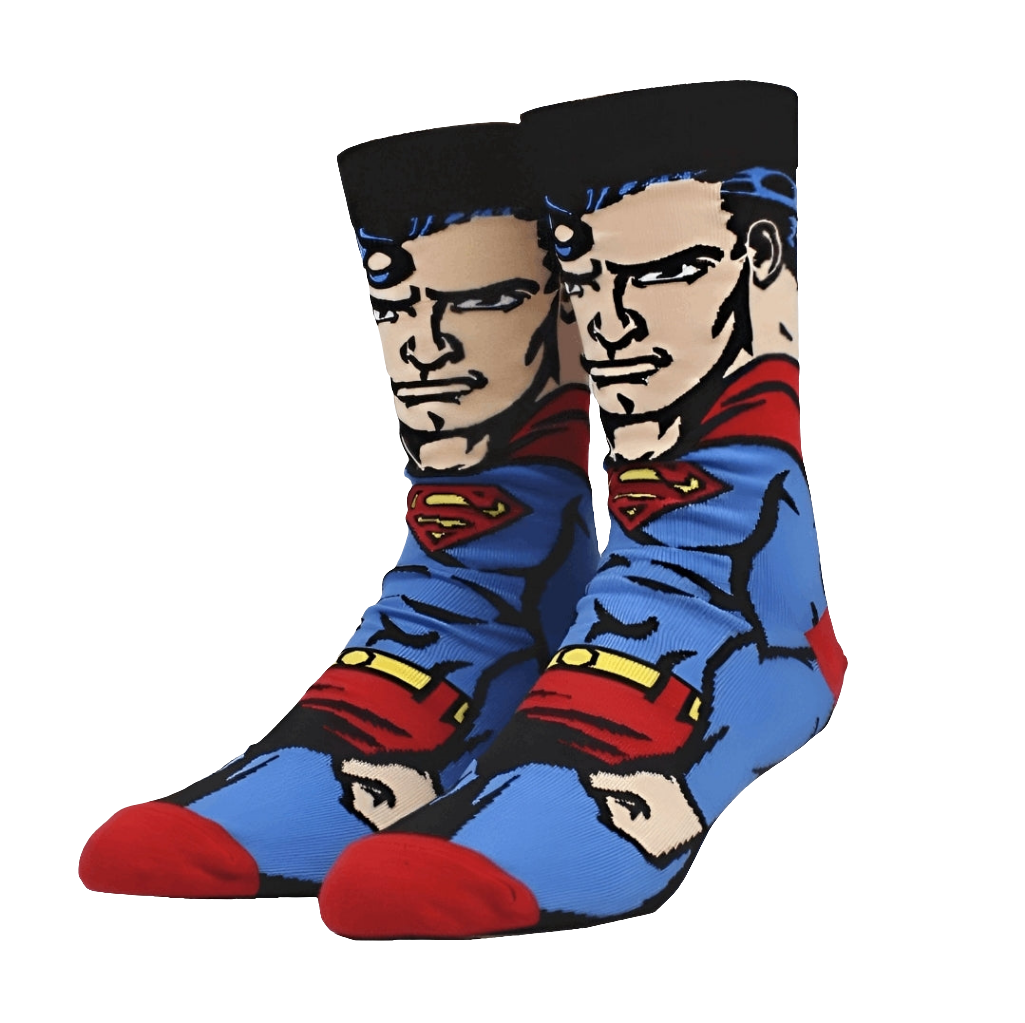 bas du héro superman pour adulte - superman socks for adult