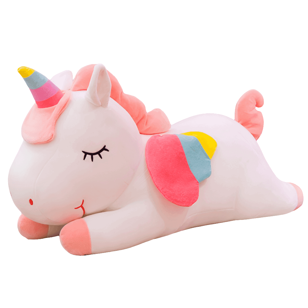 peluche de licorne rose pâle - pink licorn toys for girl